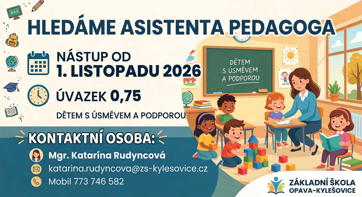 Inzerát - Asistent pedagoga